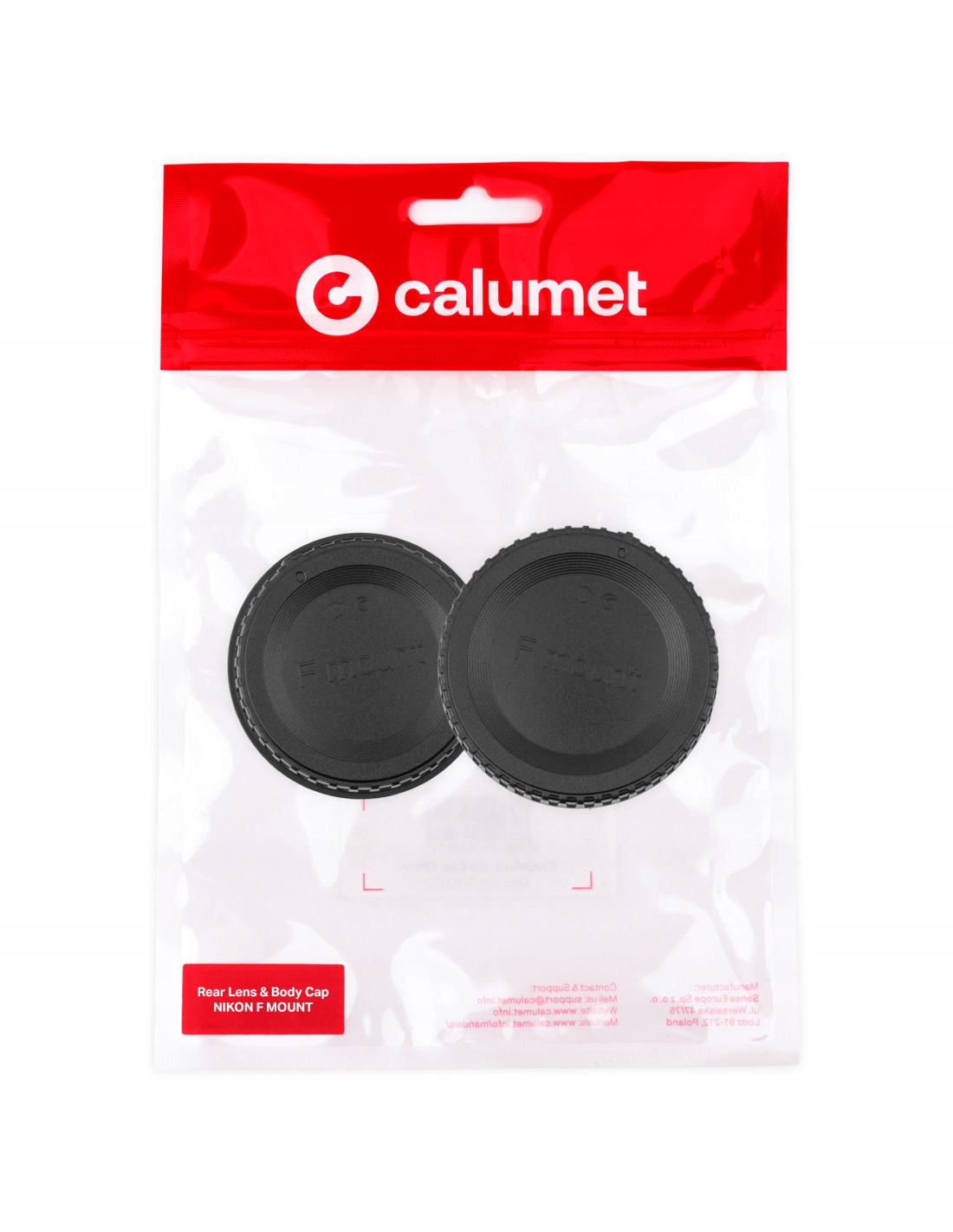 Calumet Rear Lens & Body Cap Kit - Nikon F Mount – Idealne akcesoria do Twojego aparatu