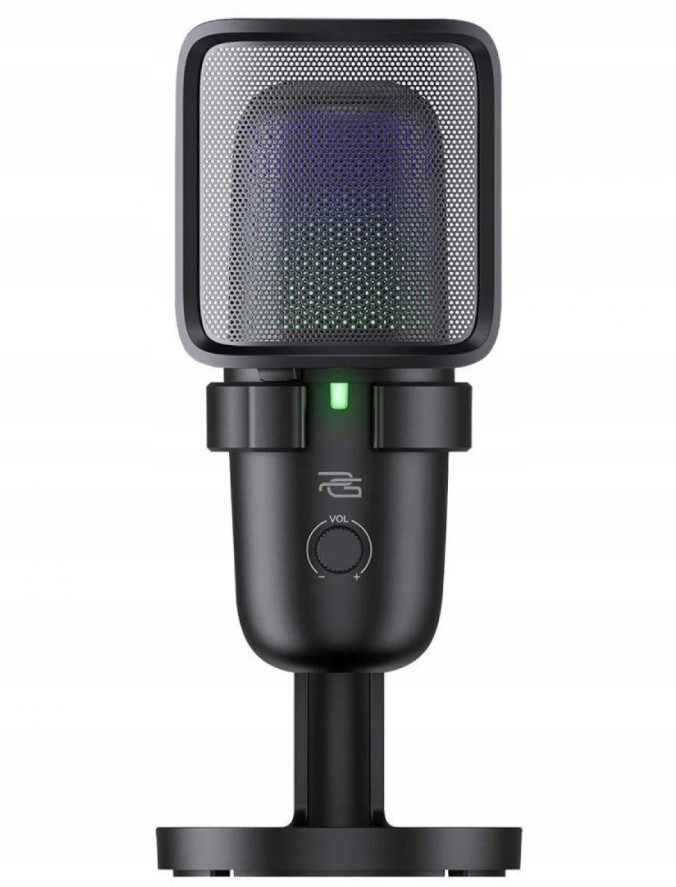 Zestaw zawiera: mikrofon, statyw i kable