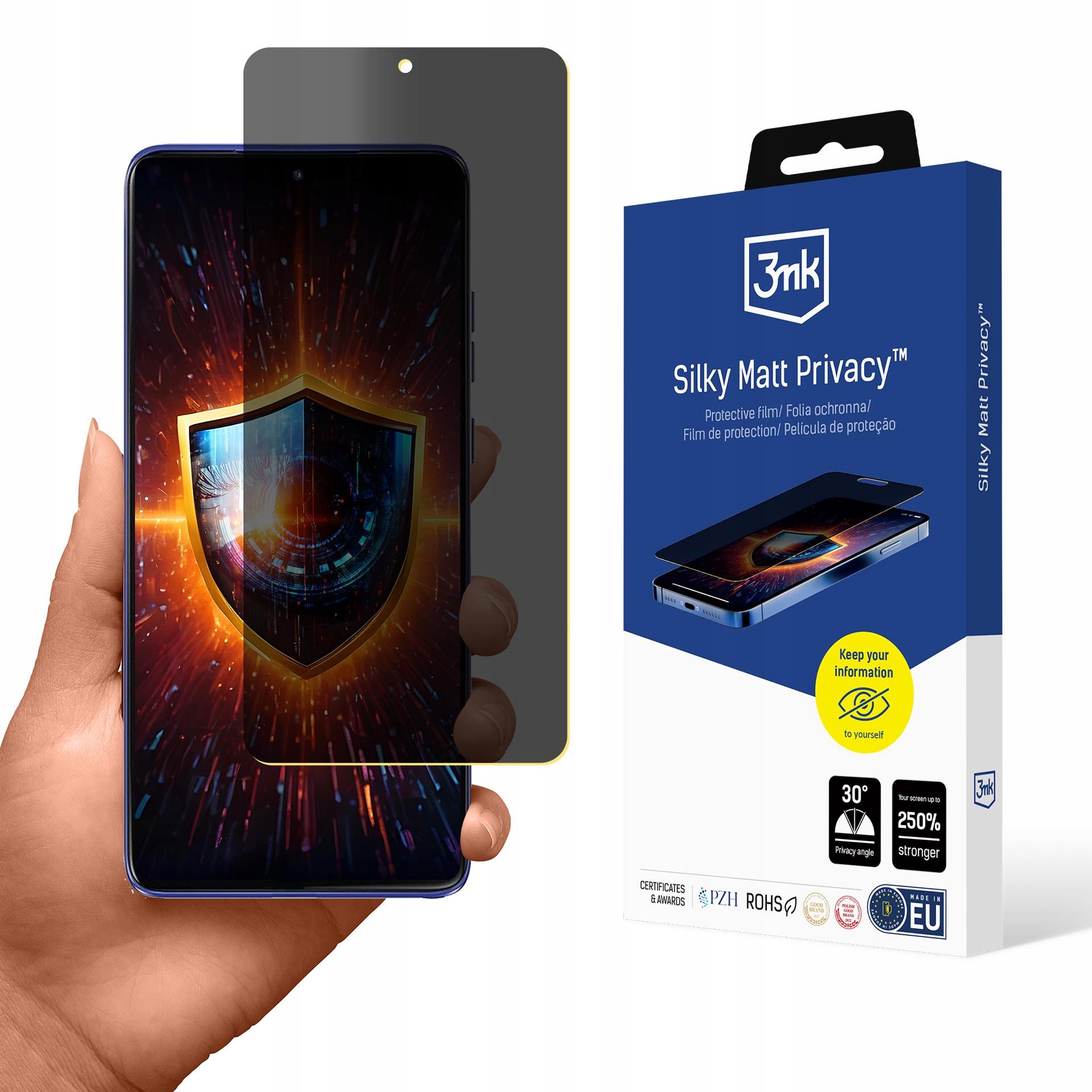 Folia prywatyzująca 3MK Silky Matt Privacy do Motorola Edge 60 Stylus – Ochrona i komfort
