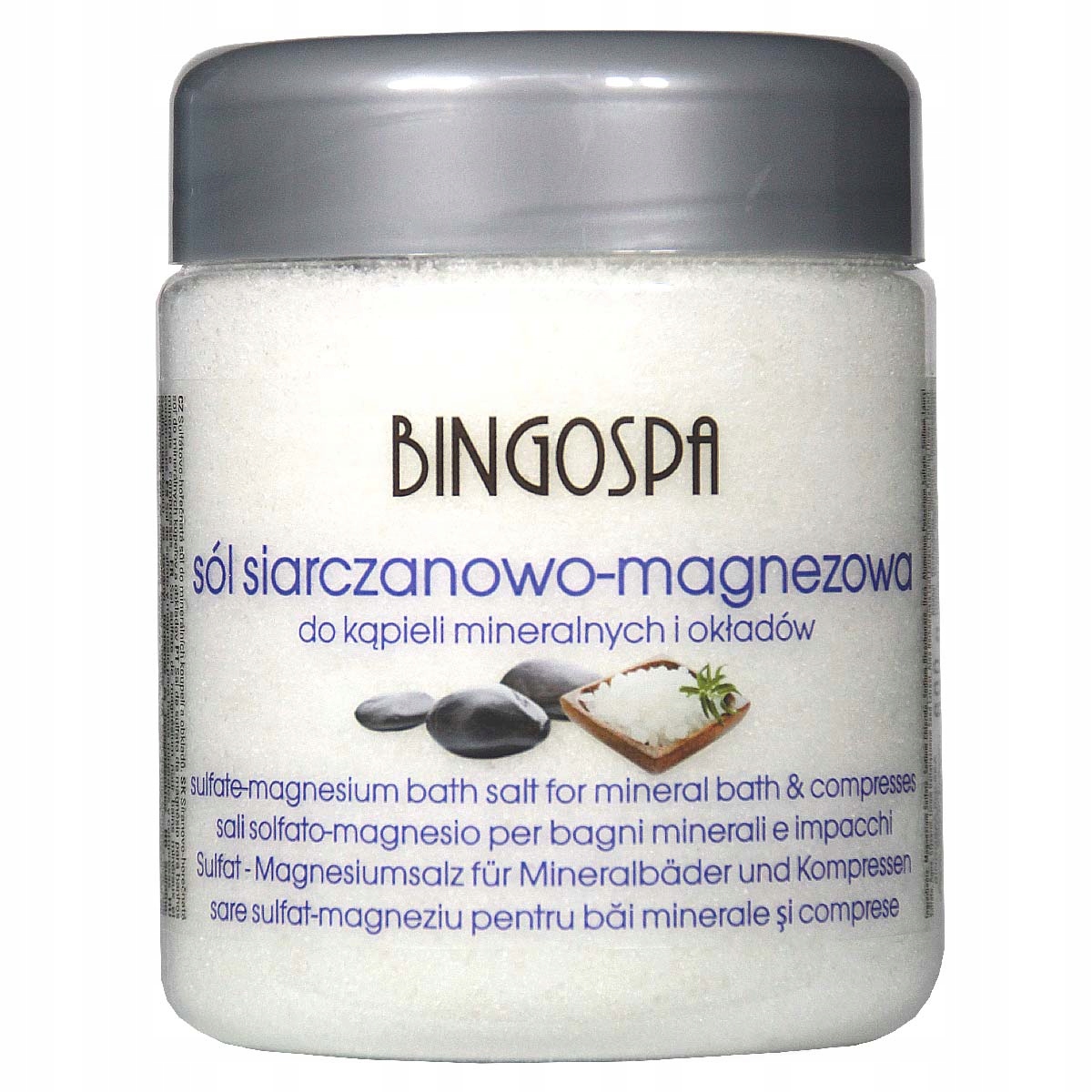 BingoSpa Sól siarczanowo-magnezowa do kąpieli 600g – Relaks i pielęgnacja w jednym