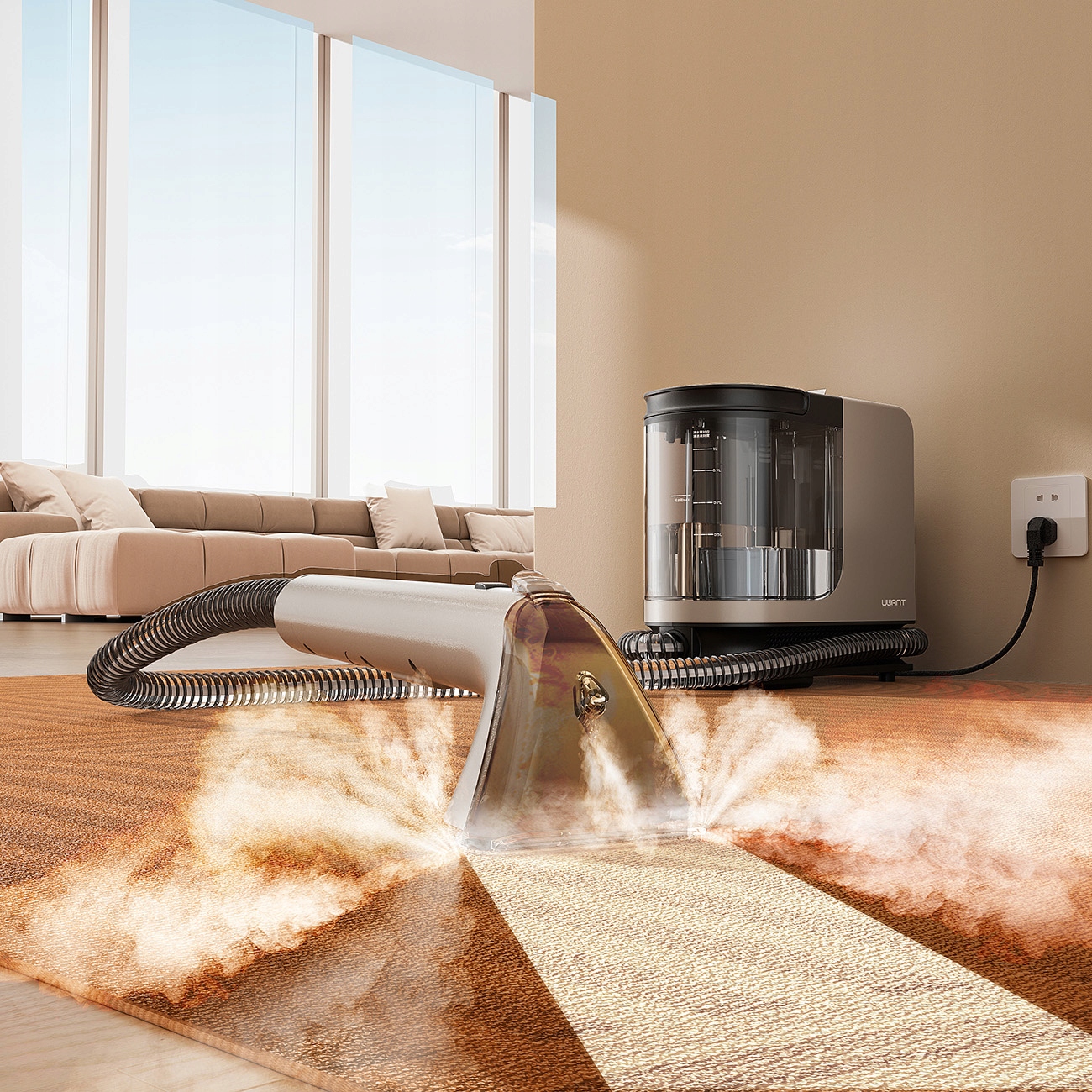 Potężna moc ssania 18000Pa – Skuteczne usuwanie zabrudzeń