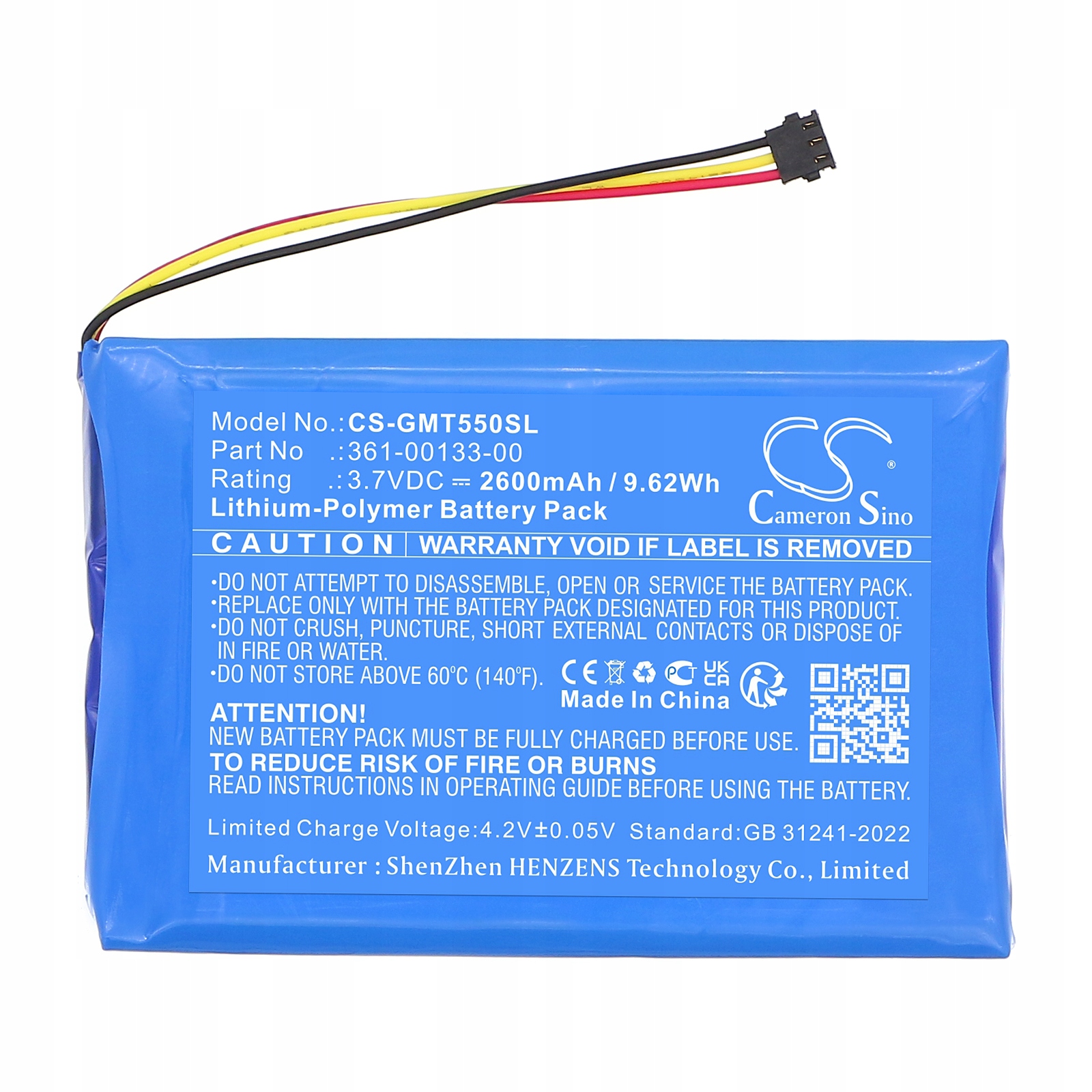 Pojemność 2600mAh – Długotrwała energia