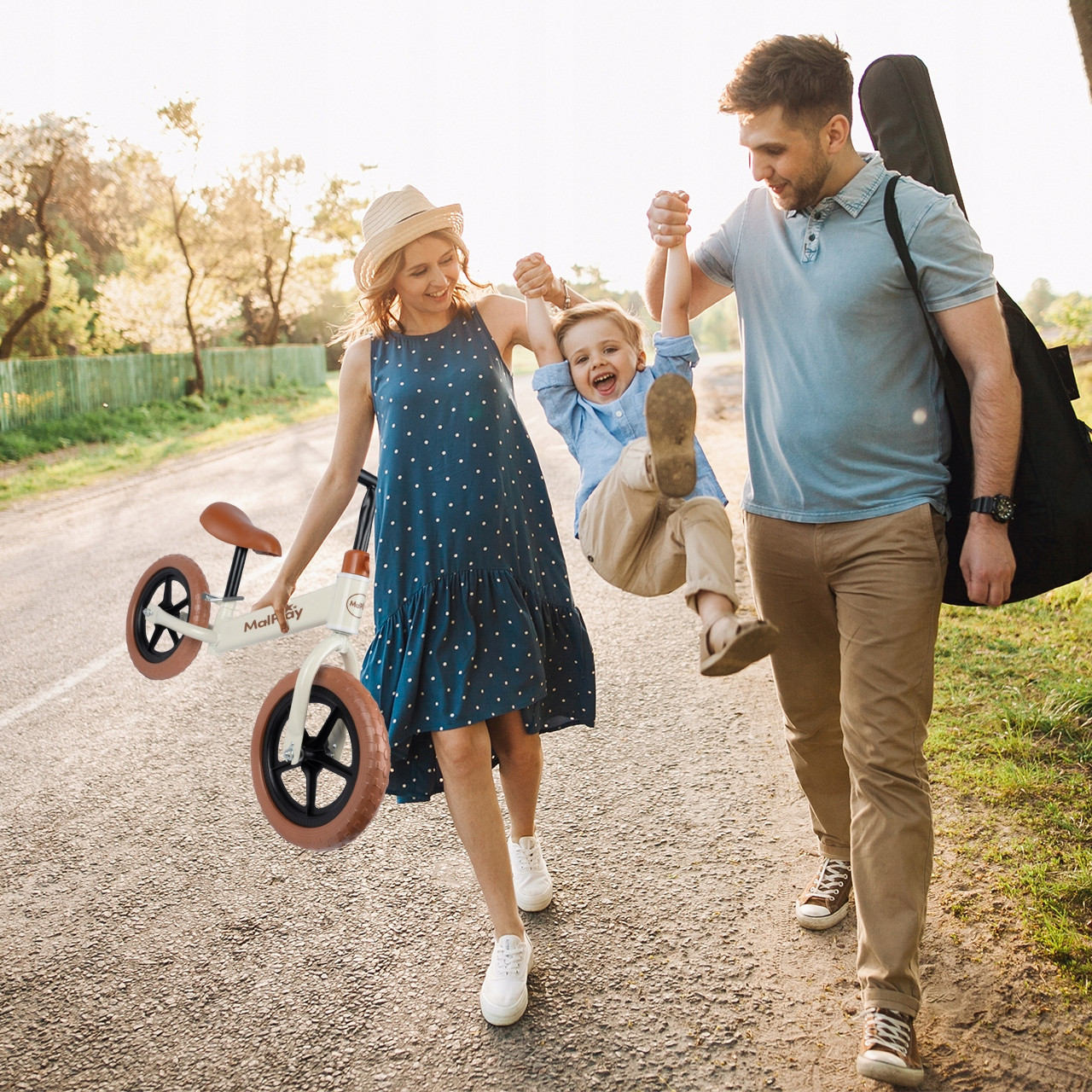 ROWEREK BIEGOWY ROWER DLA DZIECI LEKKI REGULOWANE KIEROWNICA I SIODEŁKO Model 110729