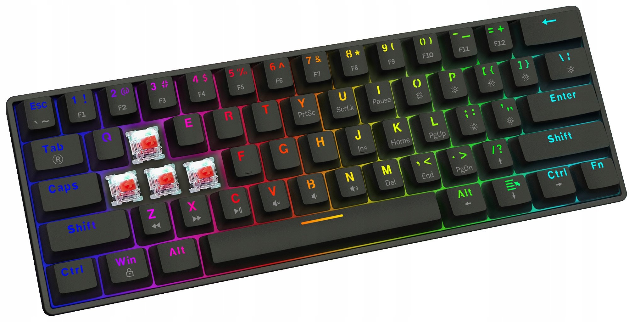Klawiatura mechaniczna SAVIO BLACKOUT X2 RED – Doskonałe doświadczenie gamingowe