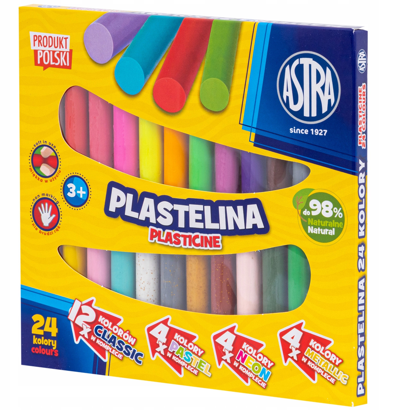 Właściwości plasteliny: delikatna, nieklejąca i wielokrotnego użytku