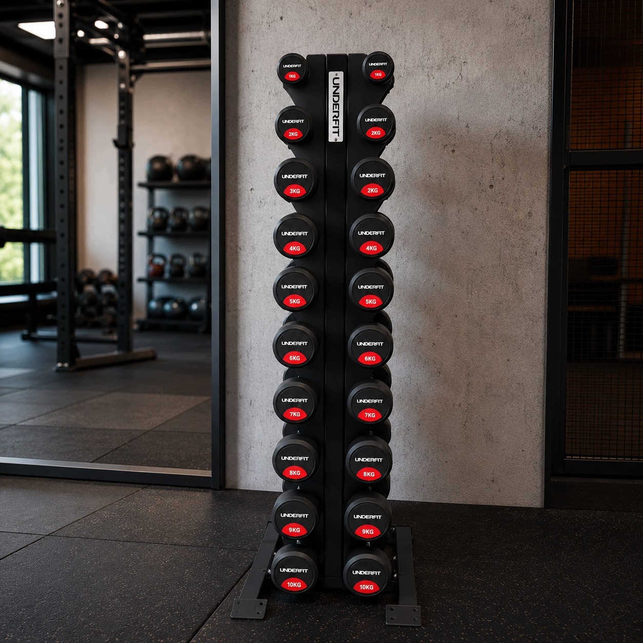 Kompletny zestaw hantli do domowej siłowni i klubów fitness