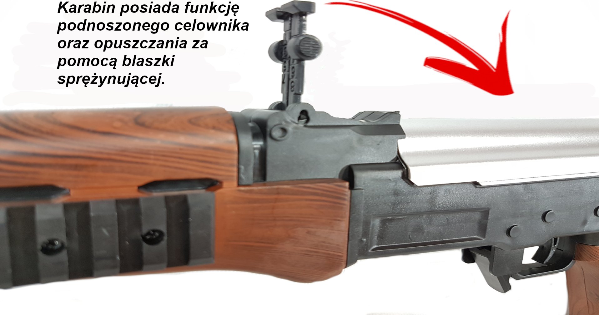 Karabin Na Kulki AK-47 KAŁASZNIKOW ASG + Granat +2 Tarcze TOMDORIX