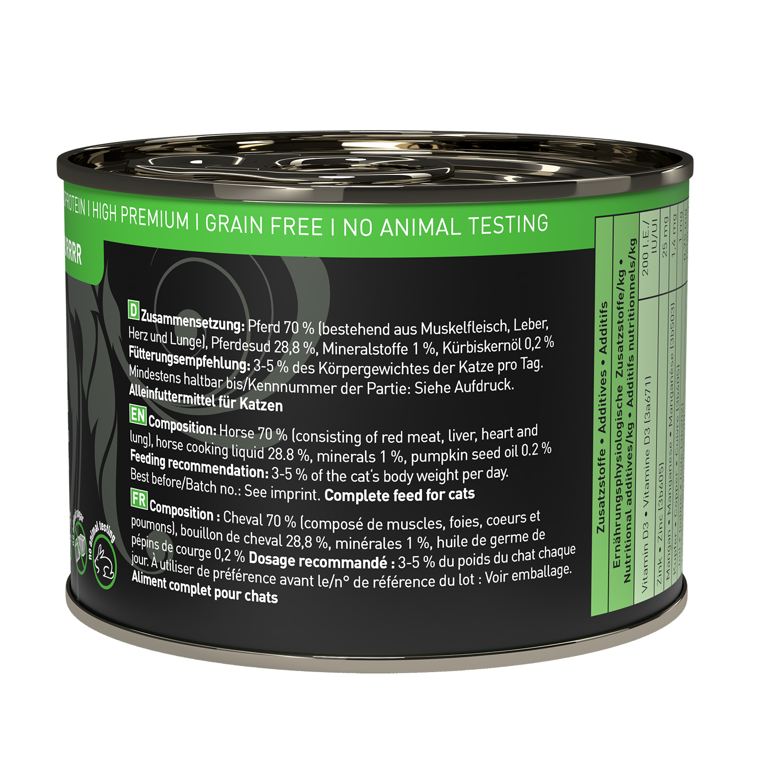 Monoproteinowe składniki dla wrażliwych kotów