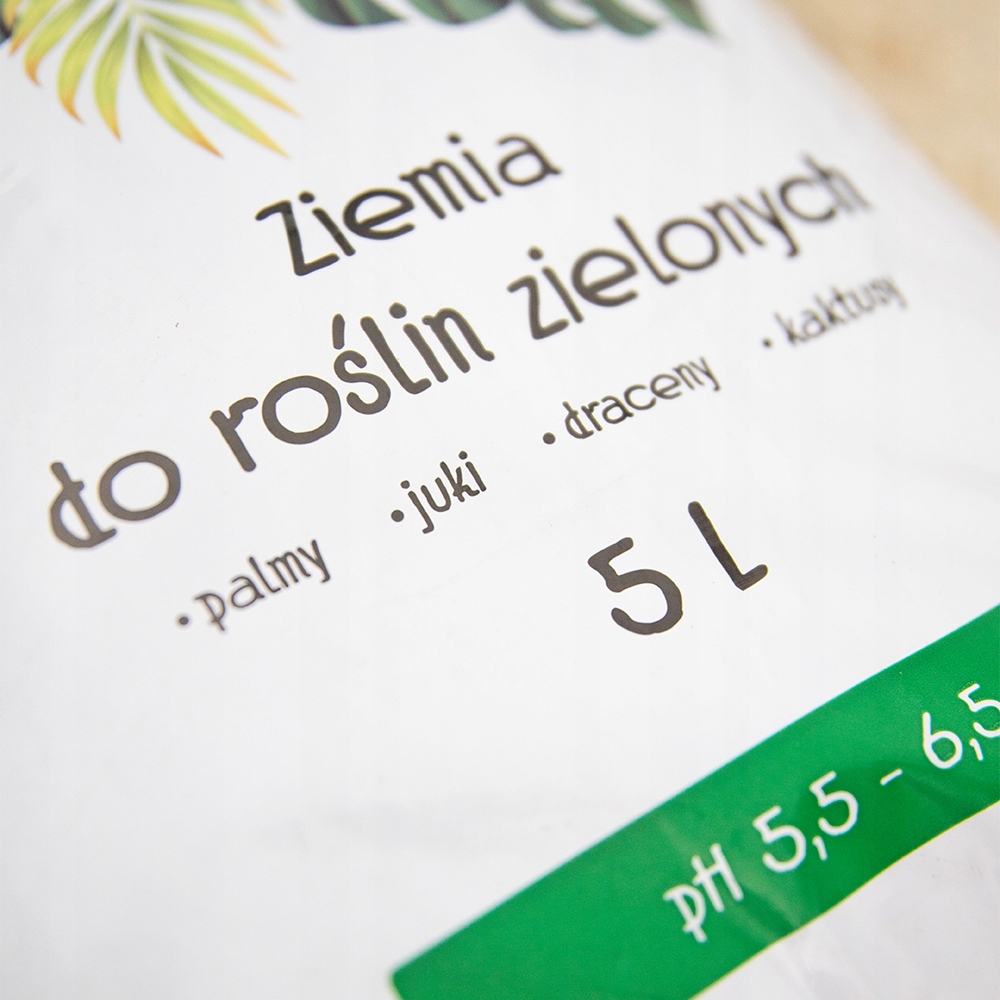 Ziemia do Zielonych Roślin Domowych* 5L – Idealne Podłoże dla Twoich Roślin