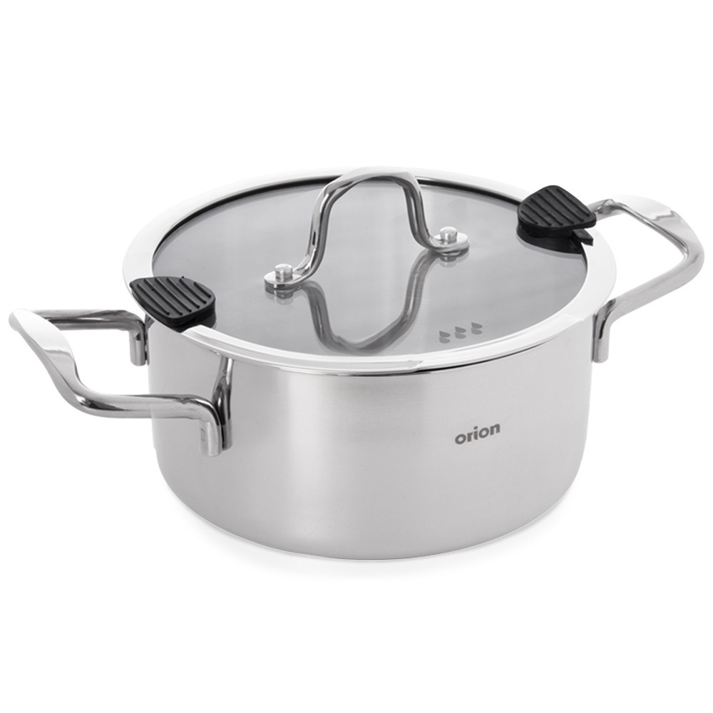 Garnek stalowy z pokrywką VENICE 20 cm, 3 l – Idealny do Twojej kuchni