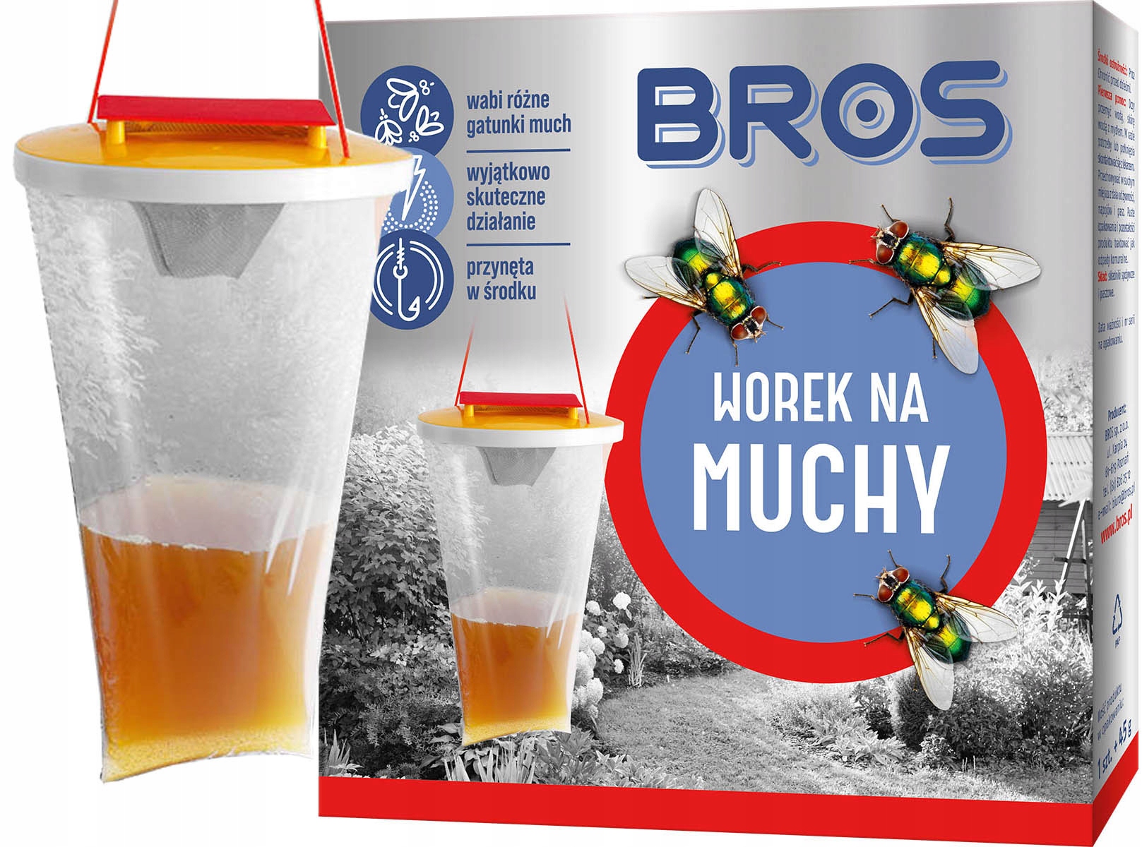 BROS - Worek na muchy – Skuteczna pułapka na owady