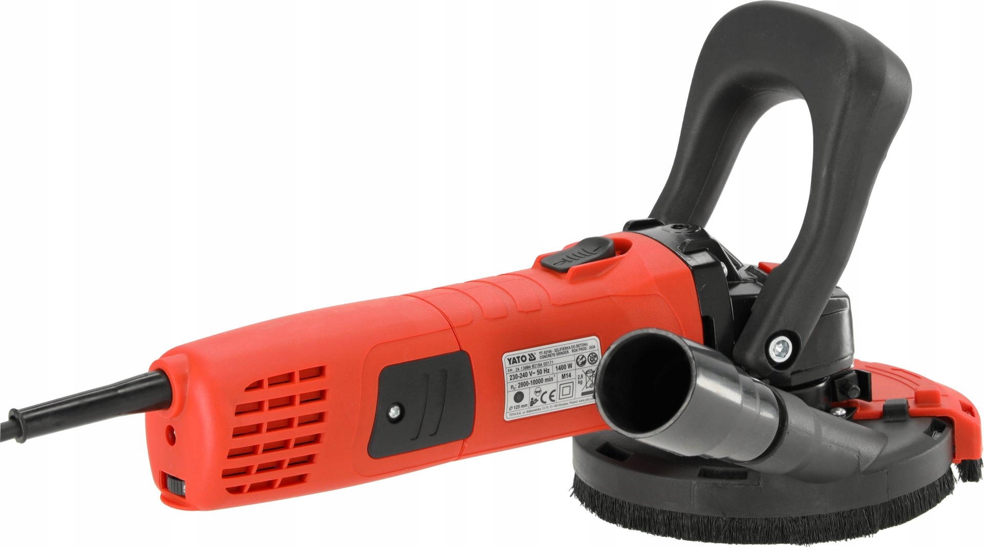 YATO SZLIFIERKA DO BETONU 125MM 1400W – Efektywne szlifowanie powierzchni betonowych