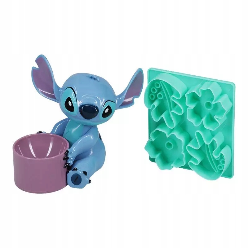 PALADONE Disney Stitch Podstawka do jajka plus foremka do tostów – Urokliwe śniadanie z Disneyem
