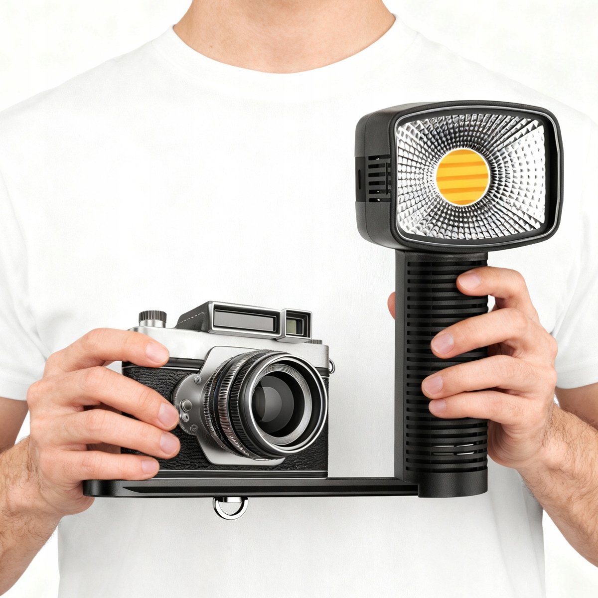 Ręczna Lampa LED 40W COB Retro – Idealne oświetlenie do Foto i Video