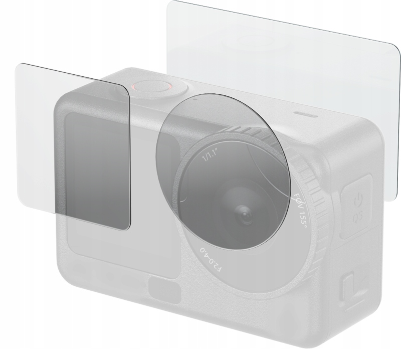 SmallRig 5892 – Ochraniacze ekranu ze szkła hartowanego do DJI Osmo Action 6