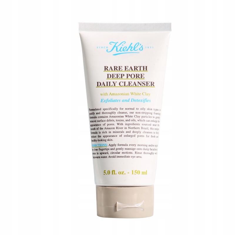 Kiehl's Rare Earth Deep Pore Daily Cleanser – Krem oczyszczająco-detoksujący do pielęgnacji skóry