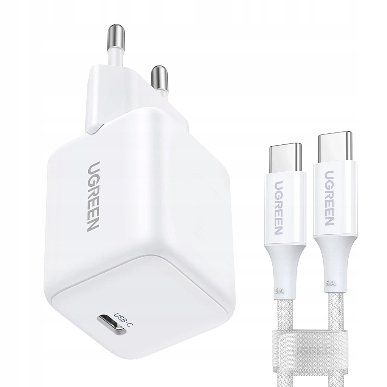 Ładowarka sieciowa UGREEN X513 30W GaN USB-C + kabel USB-C 1m – Nowoczesne rozwiązanie do ładowania