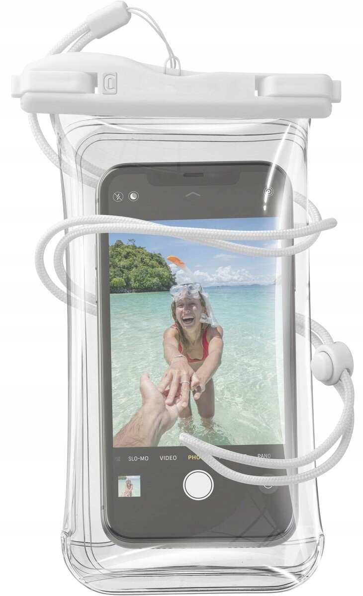 Etui wodoodporne CELLULARLINE Voyager IPX8 Biały – Ochrona Twojego smartfona w każdych warunkach