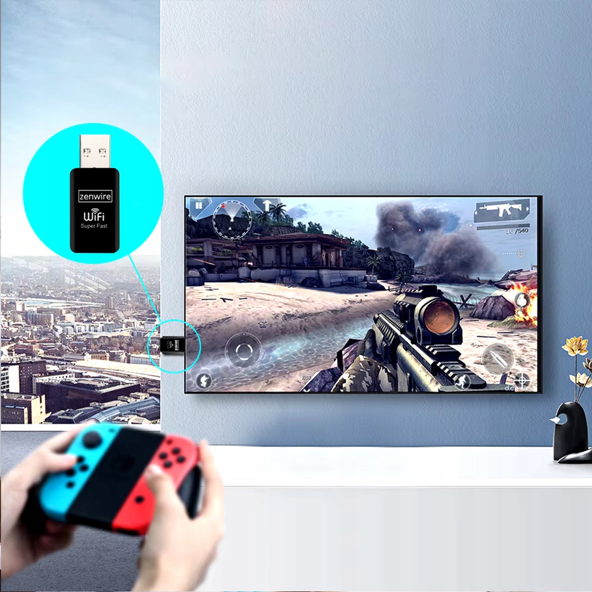 Dwuzakresowa łączność WiFi: 2.4GHz i 5GHz