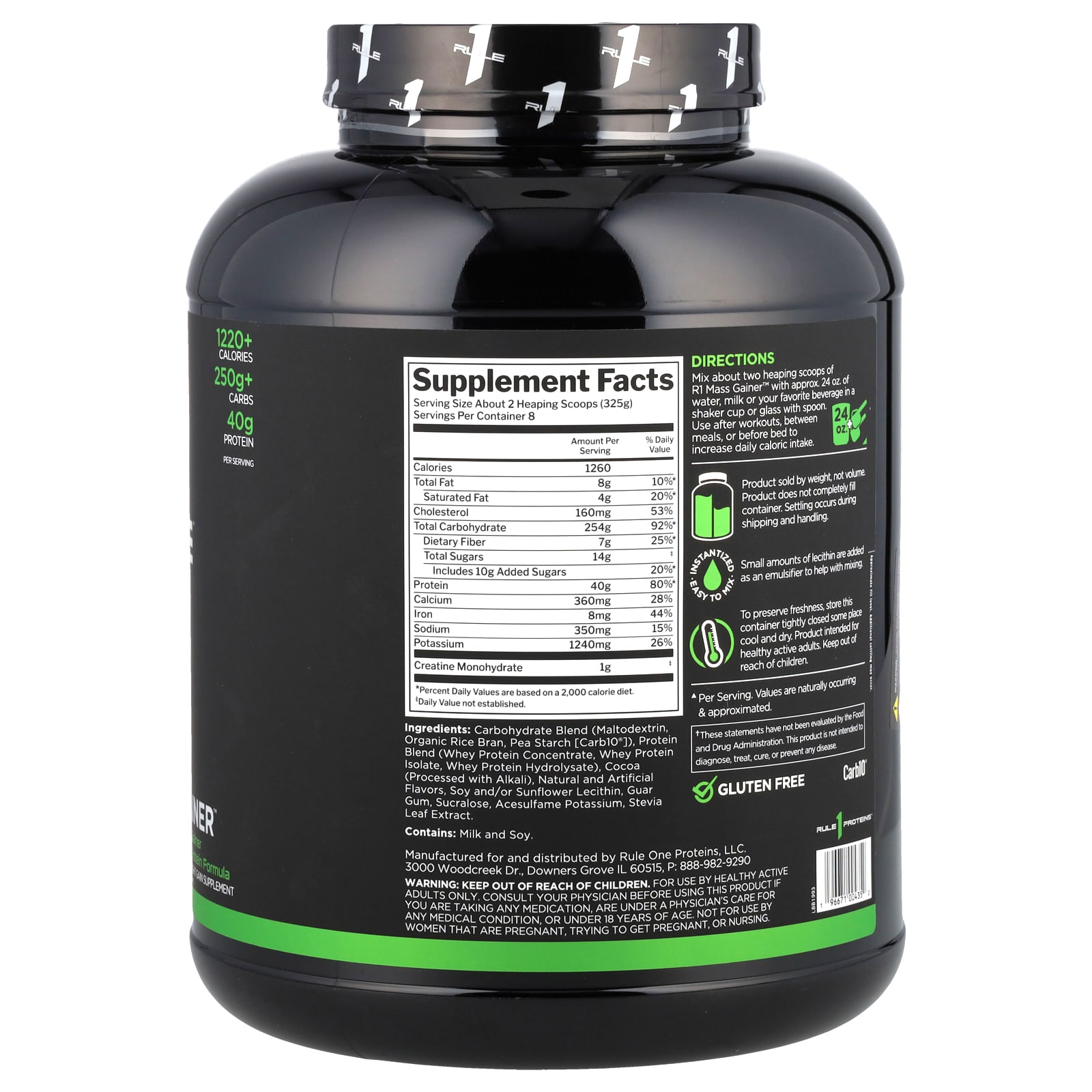 Składniki wspierające przyrost masy – Węglowodany i BCAA