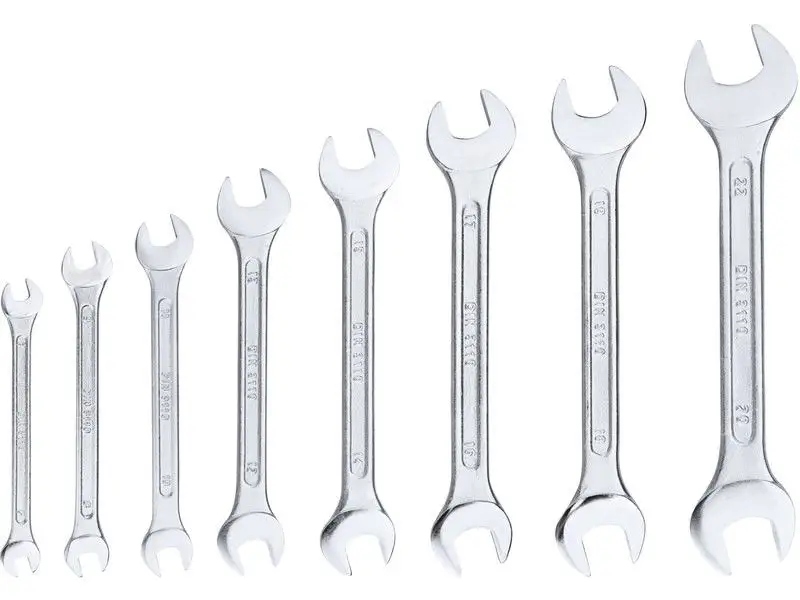 Zestaw kluczy płaskich – Idealne rozmiary do codziennych zastosowań