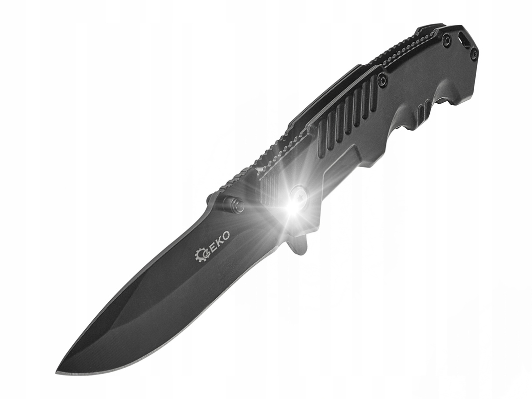 Dodatkowe elementy – blokada liner lock i klips do paska