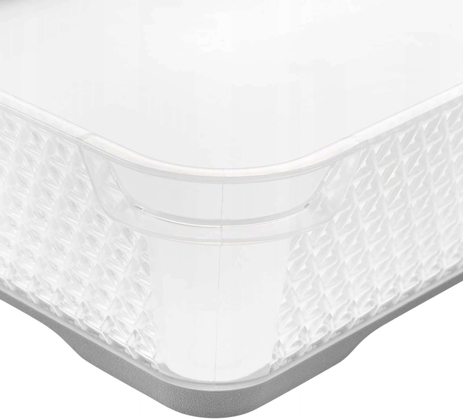 Przezroczyste boki dla łatwego dostępu do zawartości