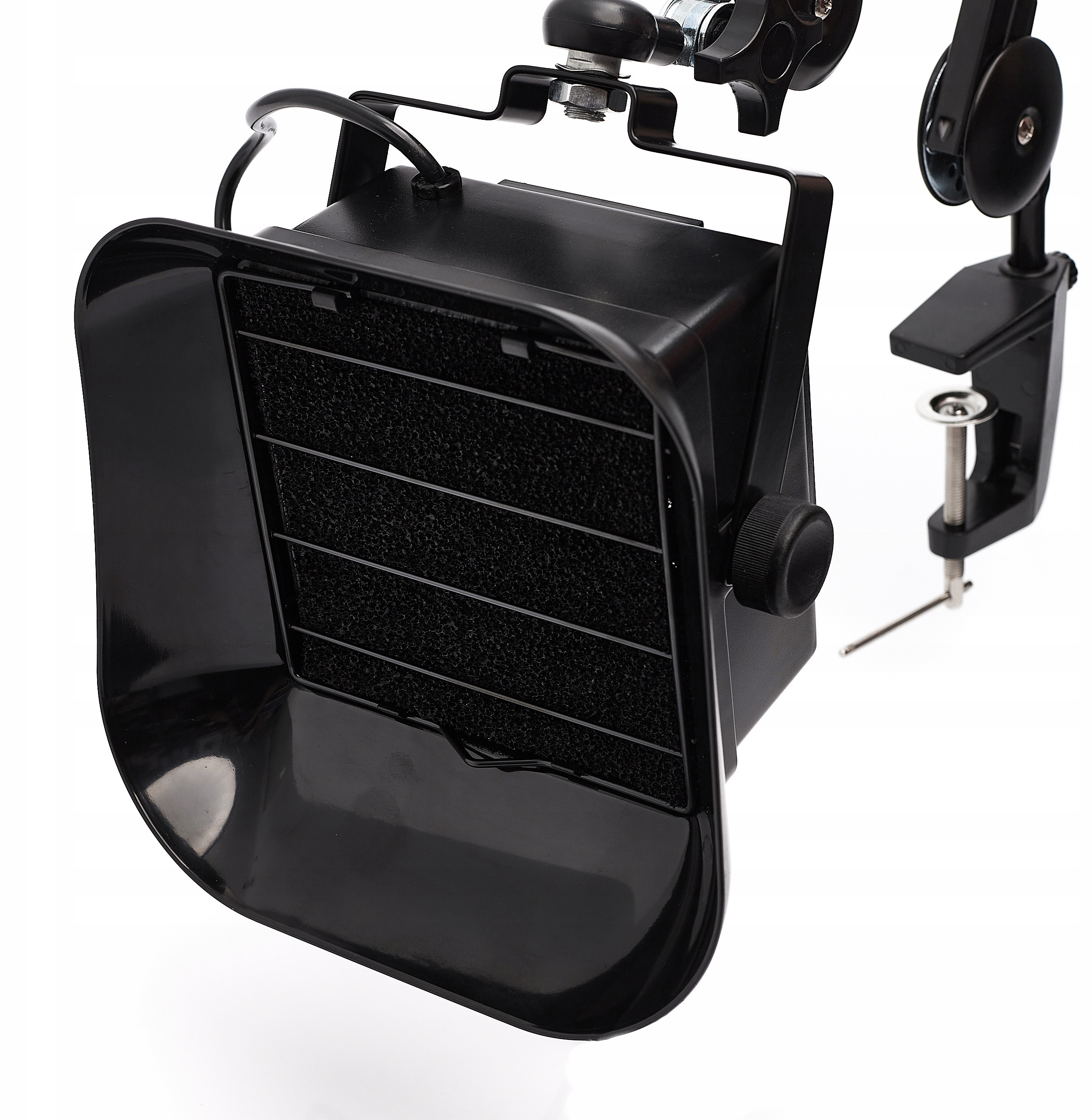 Ergonomiczna konstrukcja z elastycznym ramieniem