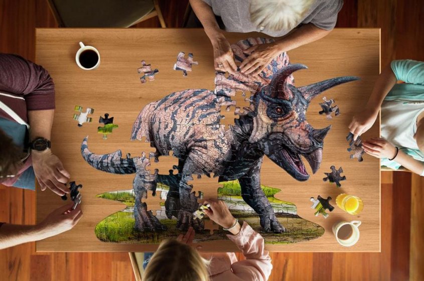 Puzzle konturowe I AM TRICERATOPS – Wspaniała zabawa dla całej rodziny
