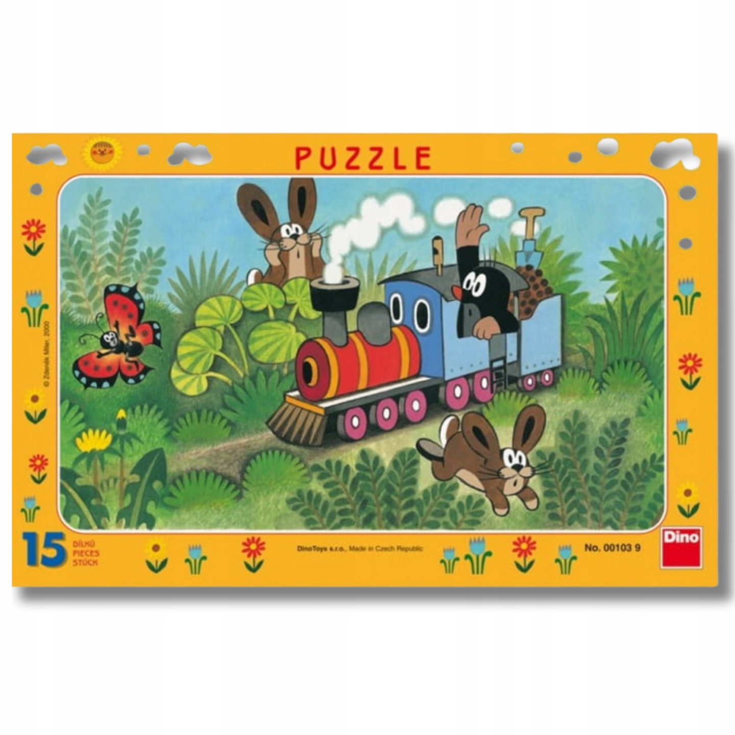 Puzzle z bajki Krecik – Edukacyjna zabawa dla dzieci