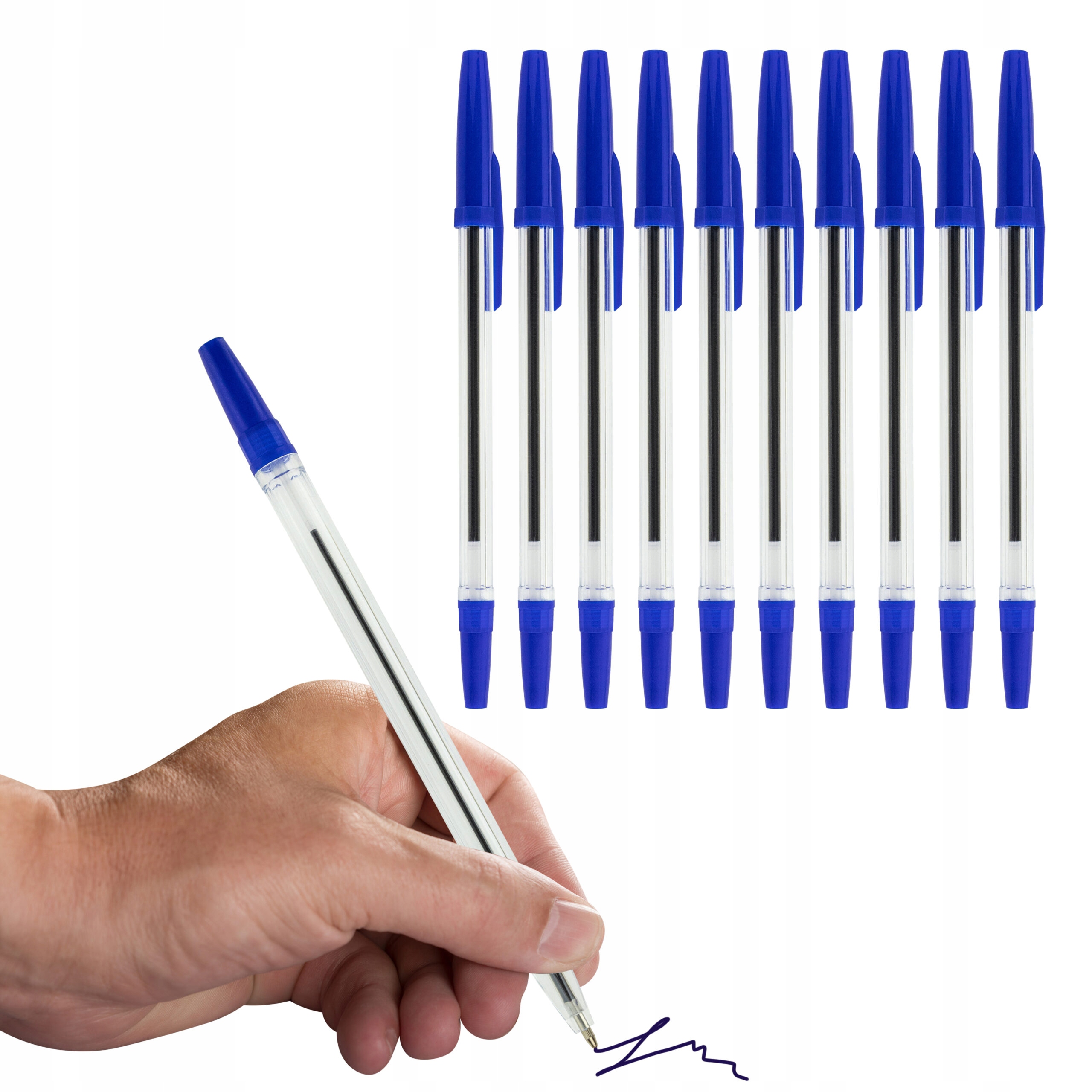 Kulka tocząca się dla płynnego pisania