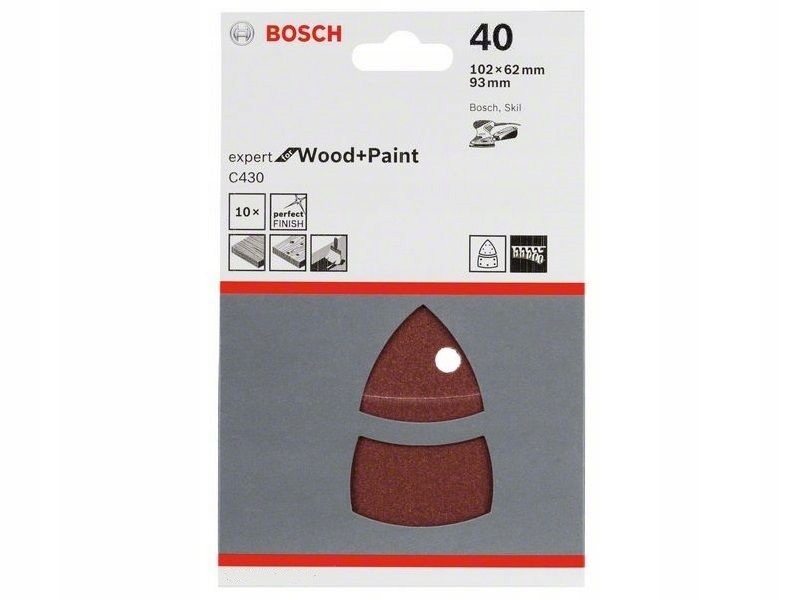 Papier ścierny Bosch P 40 PSM 16 A – Idealny do szlifowania drewna