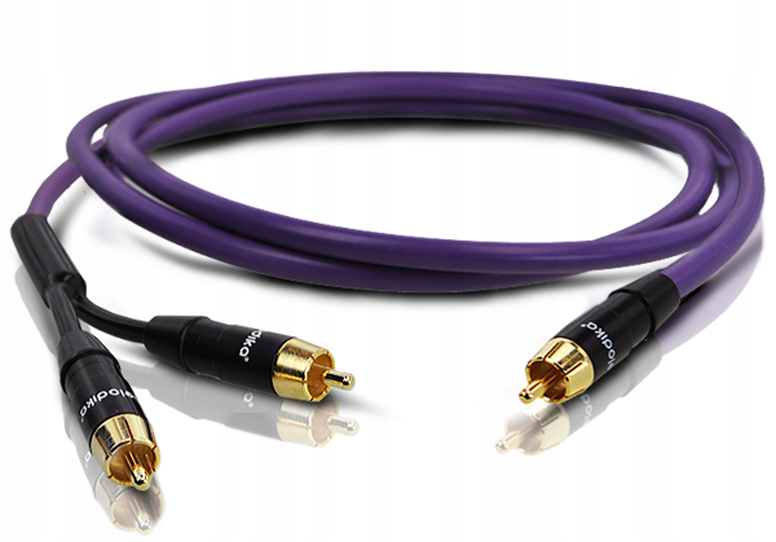 Kabel RCA (Cinch) Melodika MDSWY200 - 20m fioletowy do subwoofera