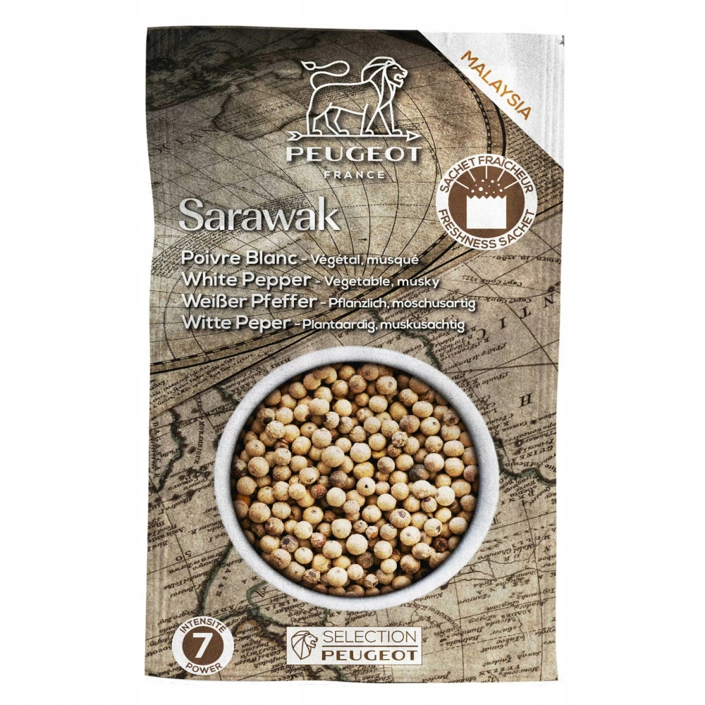 SARAWAK - pieprz biały Malezja, 80 g – Doskonały smak w Twojej kuchni