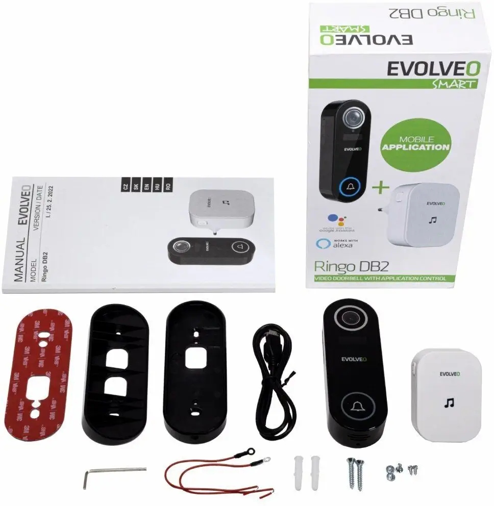 Zawartość opakowania Evolveo Ringo DB2
