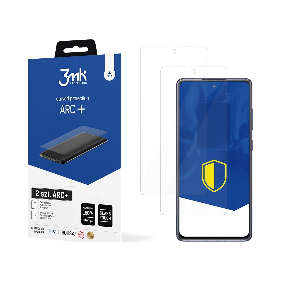 Samsung Galaxy S20 FE 5G - Folia ochronna 3mk Hardy ARC+ w komplecie 2 sztuki