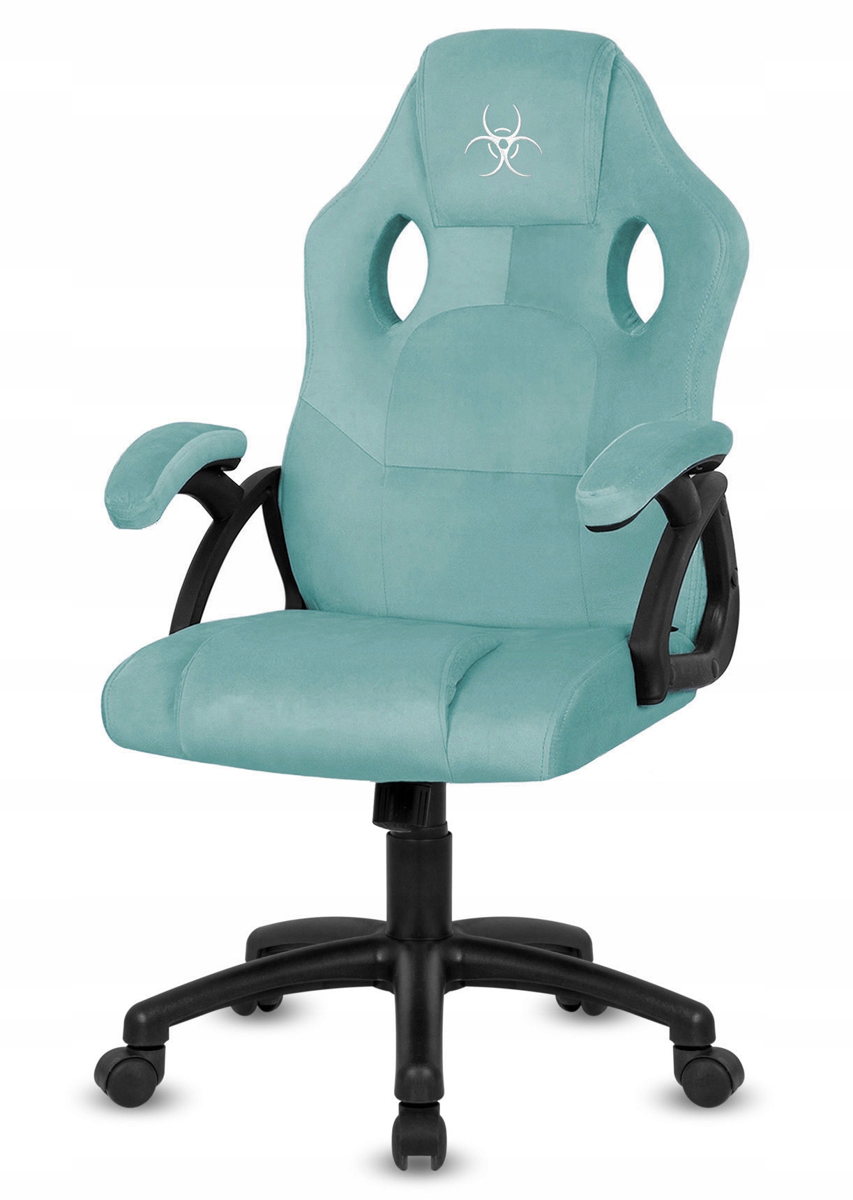 Fotel obrotowy do biurka CARRERA M ALCANTARA BLUE DUST – Komfort i styl w jednym