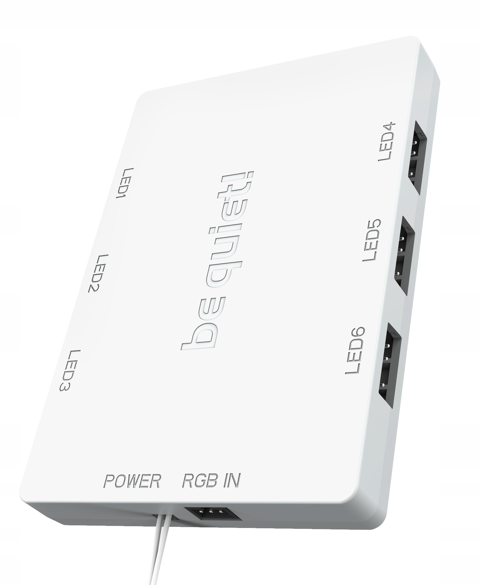 Łatwy montaż z hubem ARGB – Synchronizacja do 6 komponentów