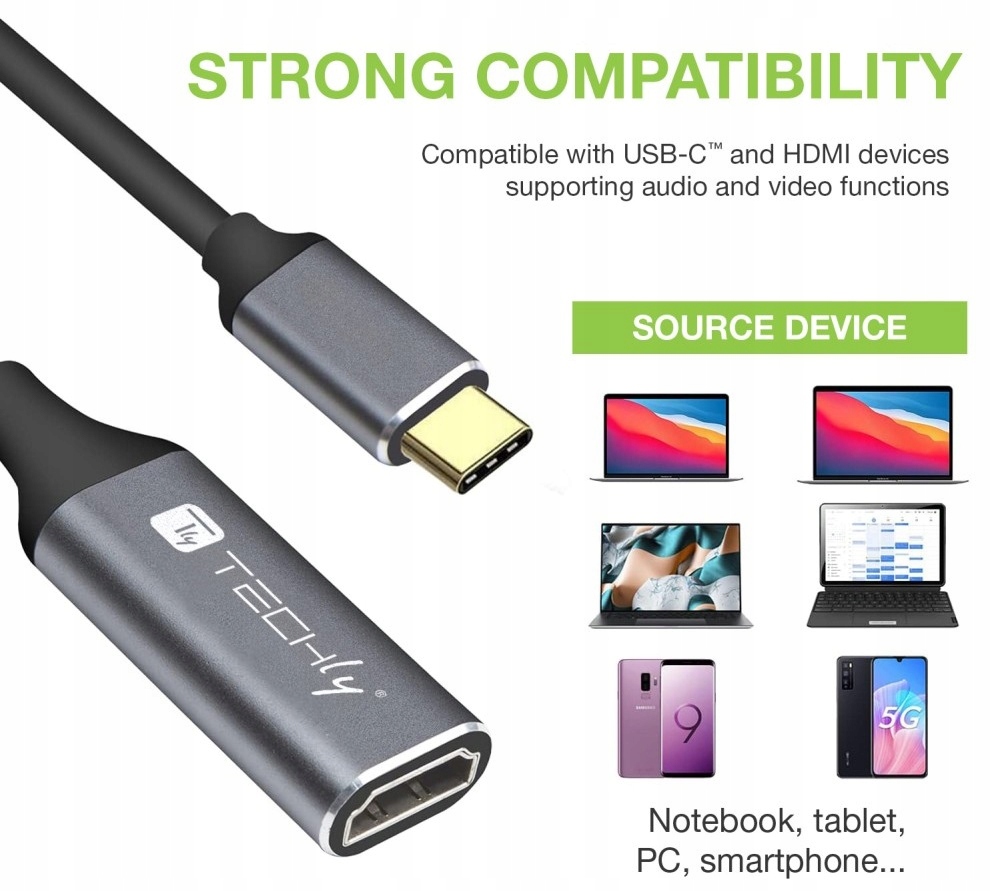 Szeroka kompatybilność z urządzeniami – Laptop, smartfon i tablet