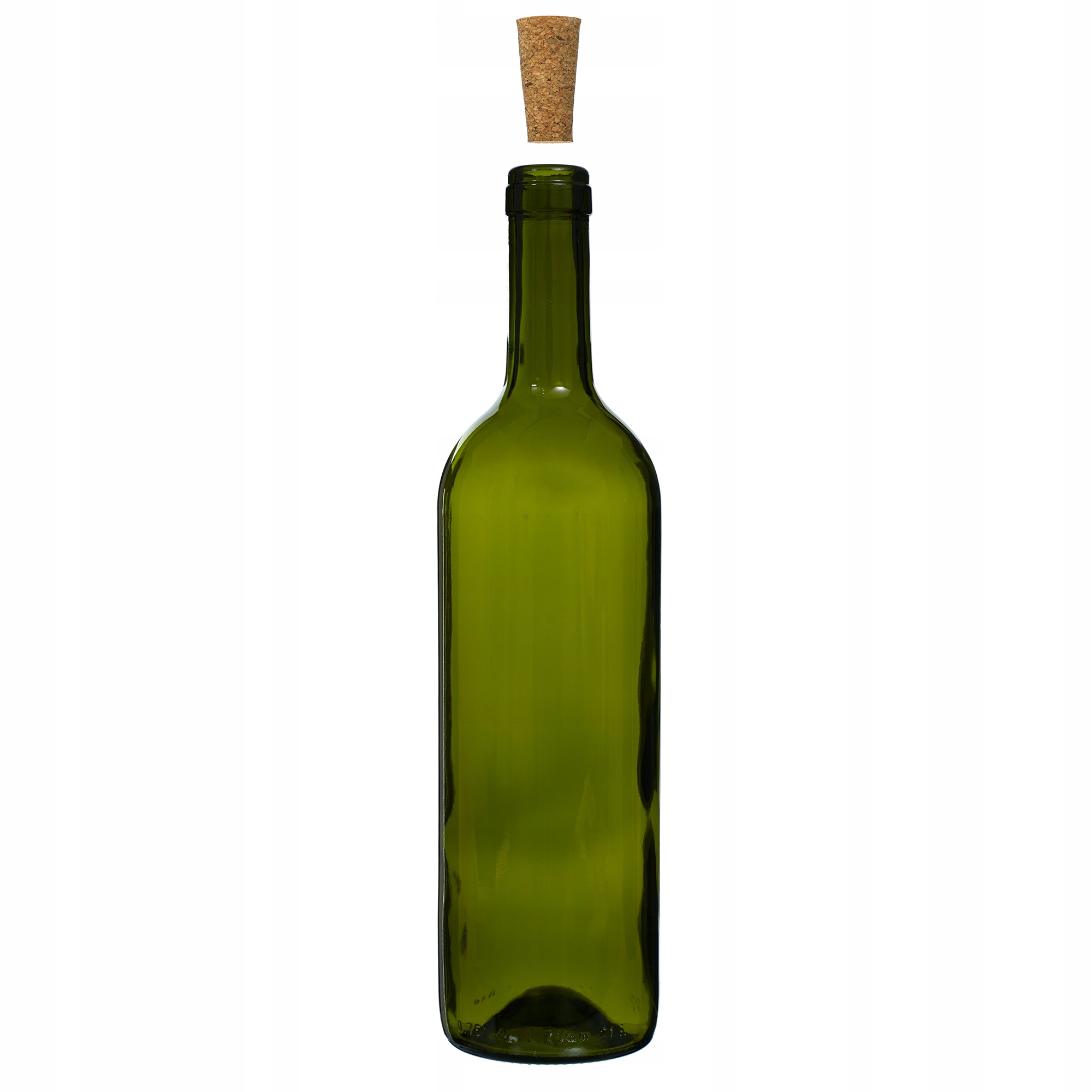 Butelki na wino Browin oliwkowe 750 ml – Zestaw 8 sztuk