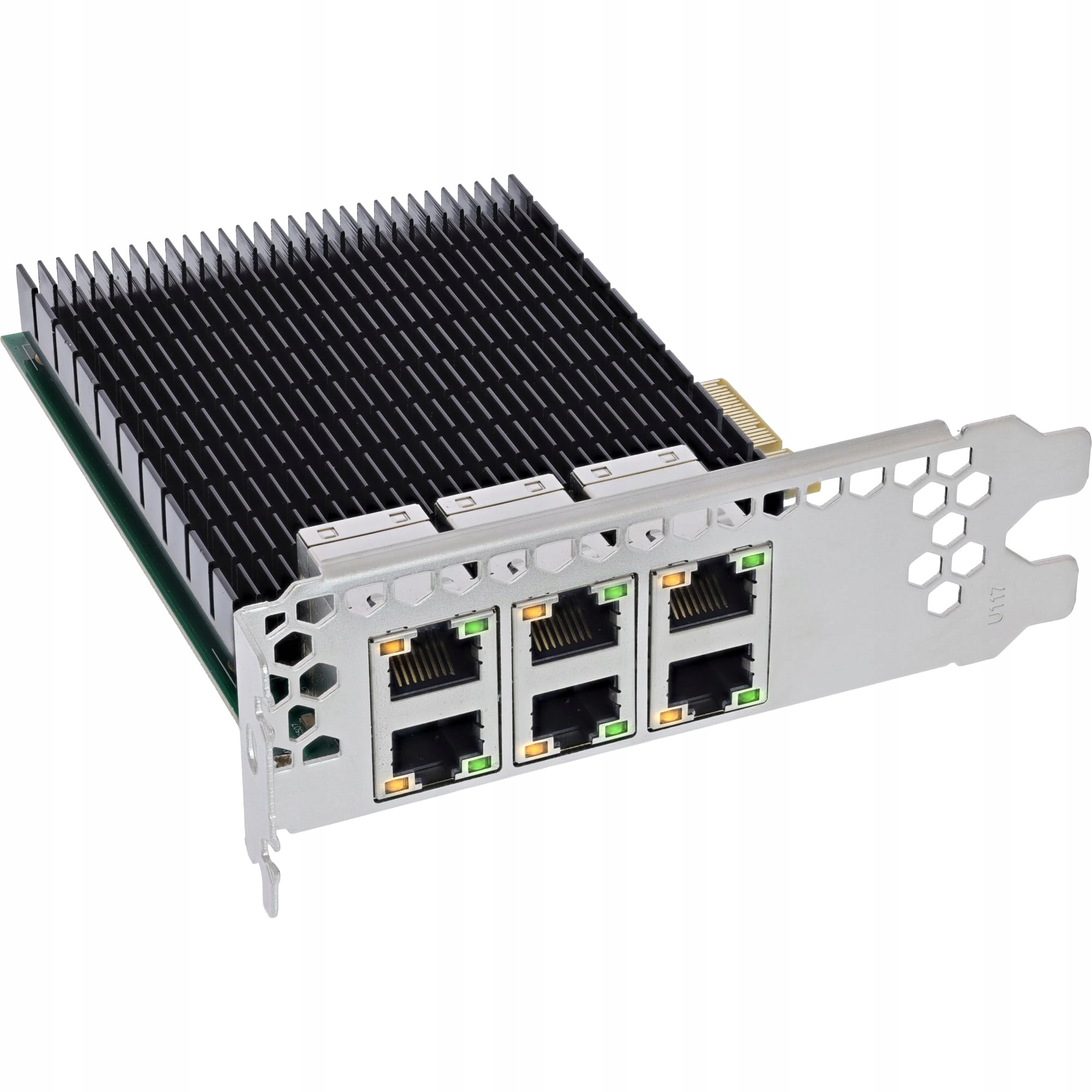InLine 6-krotny Gigabit karta sieciowa 6x RJ45 1 Gb/s PCIe x4 – Wydajność i niezawodność w Twojej sieci