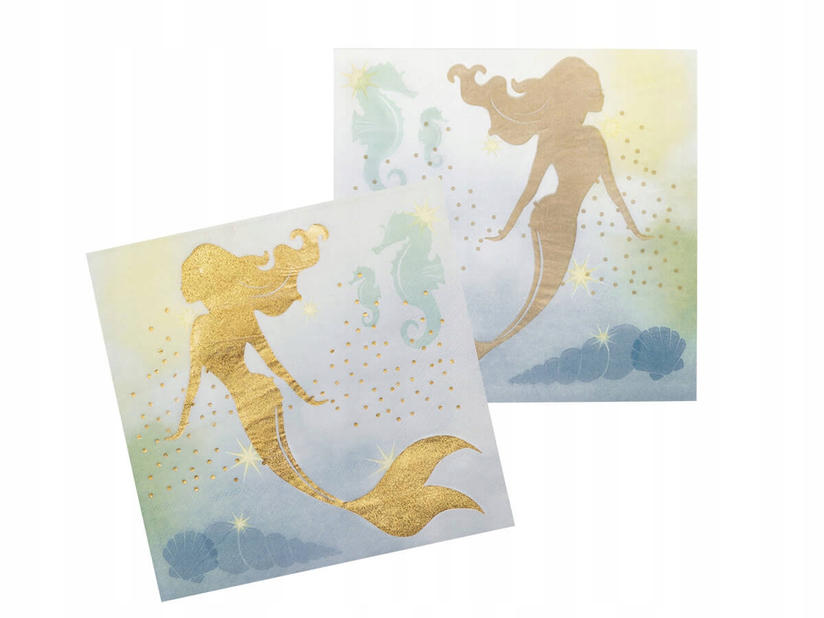 Serwetki papierowe Syrenka – Idealne na urodziny