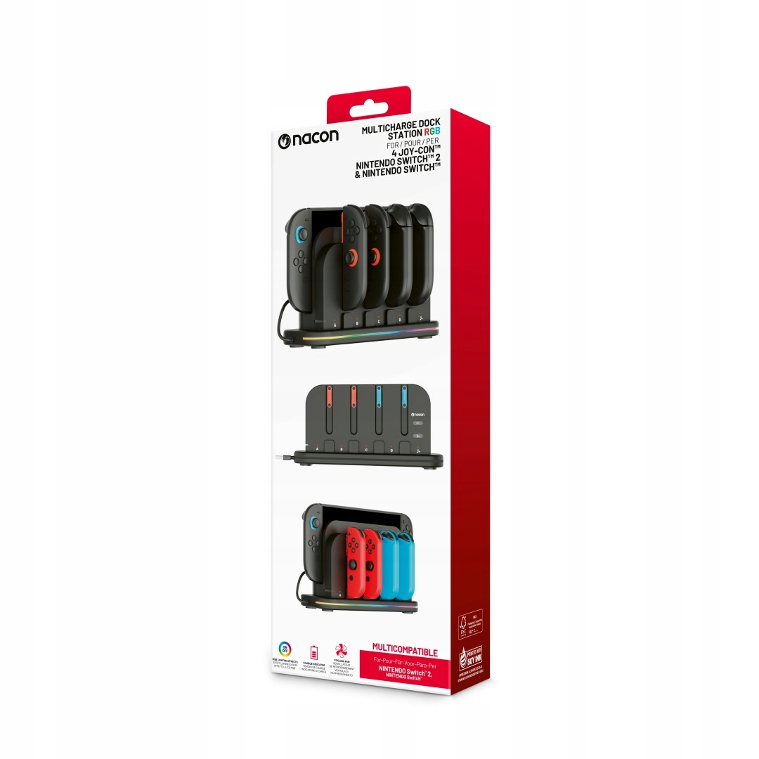 Stacja dokująca do ładowania SWITCHNEWDOCK+JC – Efektywne ładowanie dla Nintendo Switch 2