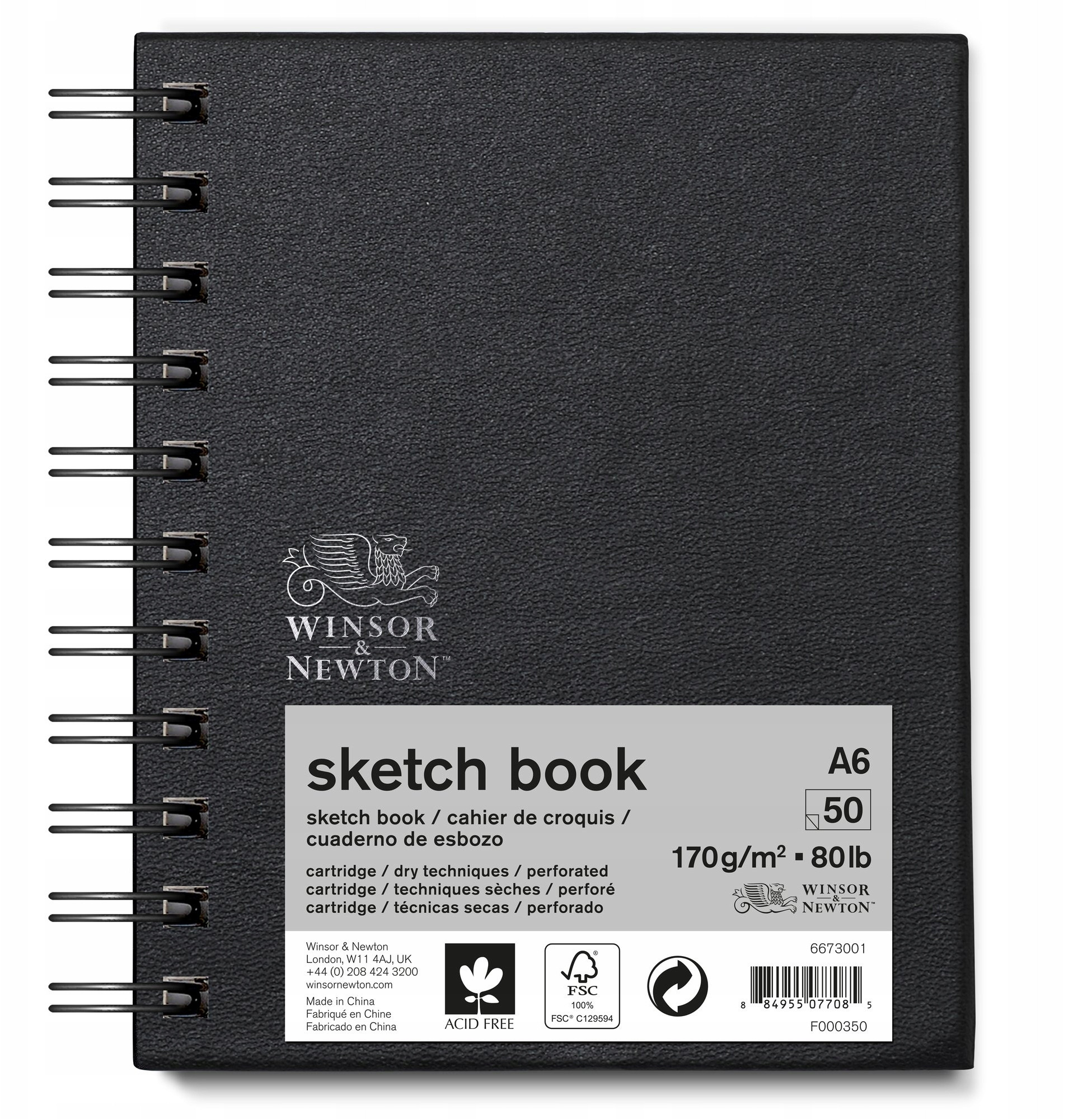 Szkicownik Winsor & Newton A6 170g – Idealny dla małych artystów