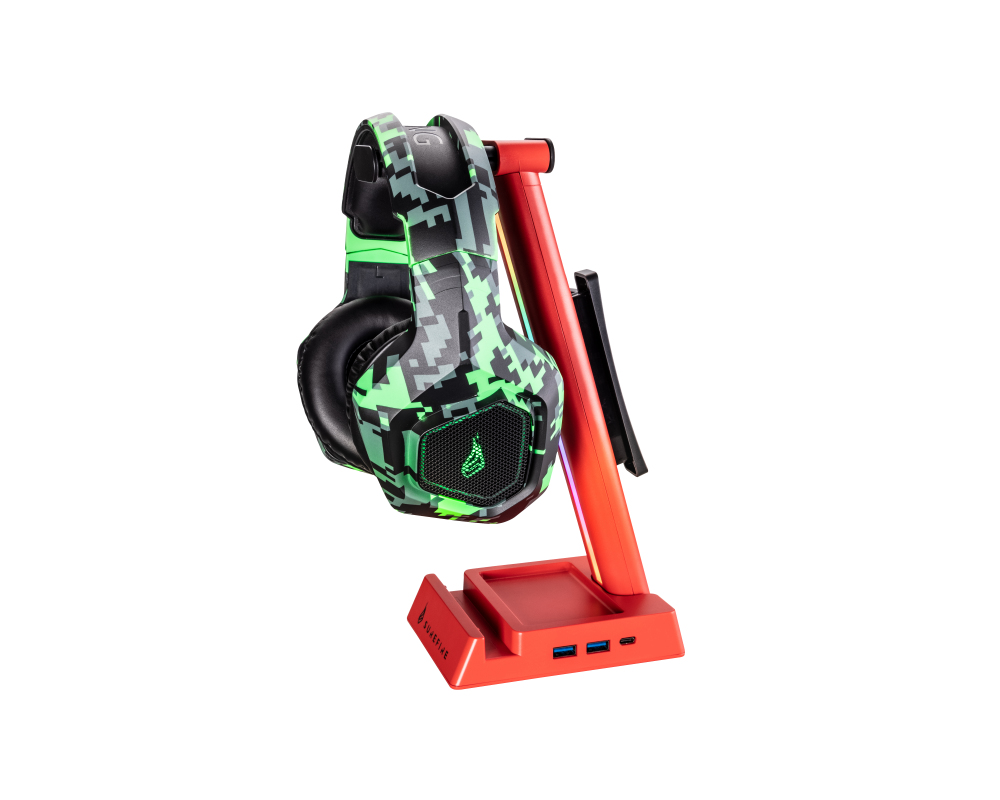 Wielofunkcyjny stojak na słuchawki Vinson N2 Dual Balance RGB – Idealne rozwiązanie dla graczy