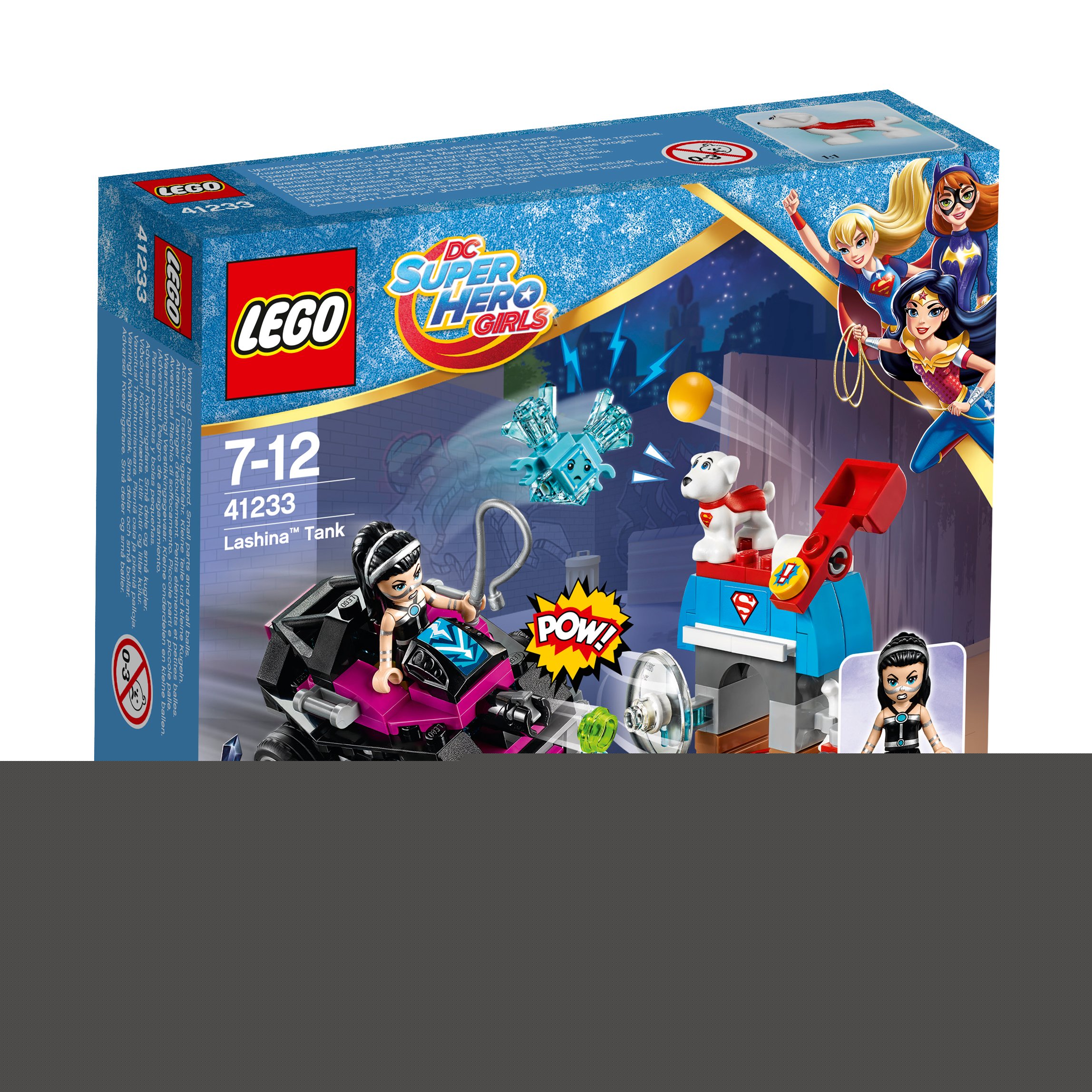 LEGO DC Super Hero Girls 41233 Lashina i jej pojazd – Akcja i przygoda w świecie superbohaterek