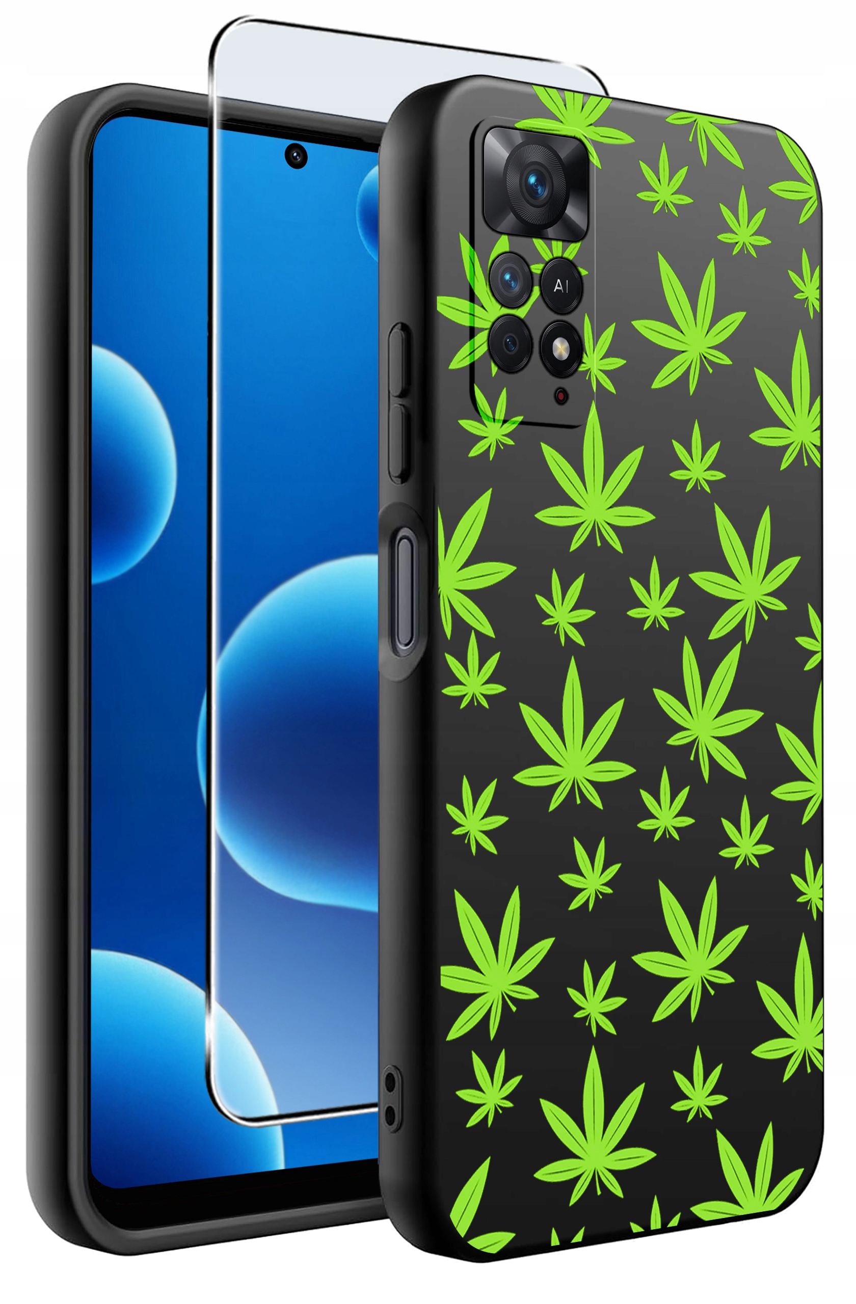 ETUI do Xiaomi Redmi Note 11 Pro SILIKONOWE MATT CASE + SZKŁO HARTOWANE 9H – Ochrona i styl w jednym