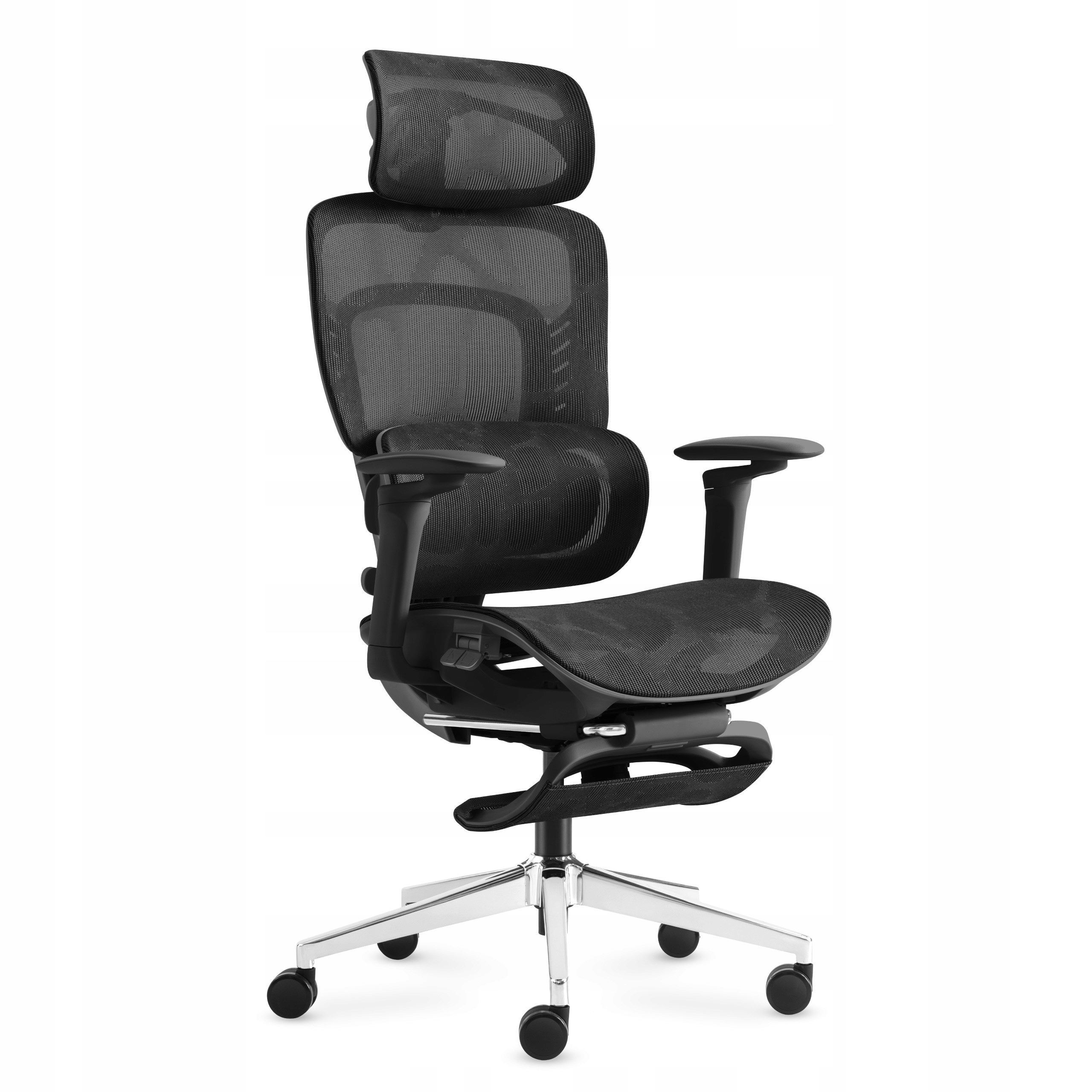 Fotel biurowy obrotowy Mark Adler Visioner 8.3 Black – Komfort i ergonomia w pracy
