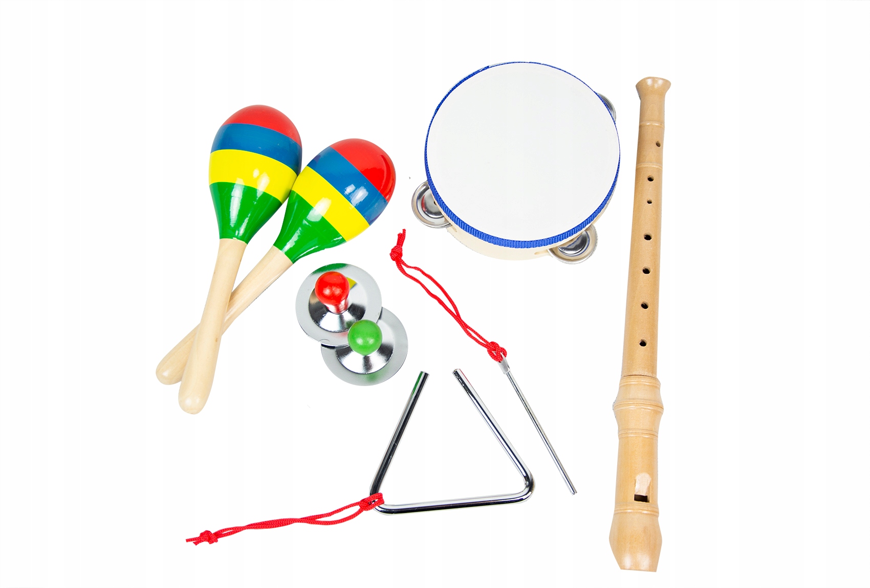 Drewniany Zestaw Instrumentów Muzycznych 5w1 Flet – Muzyczna przygoda dla dzieci