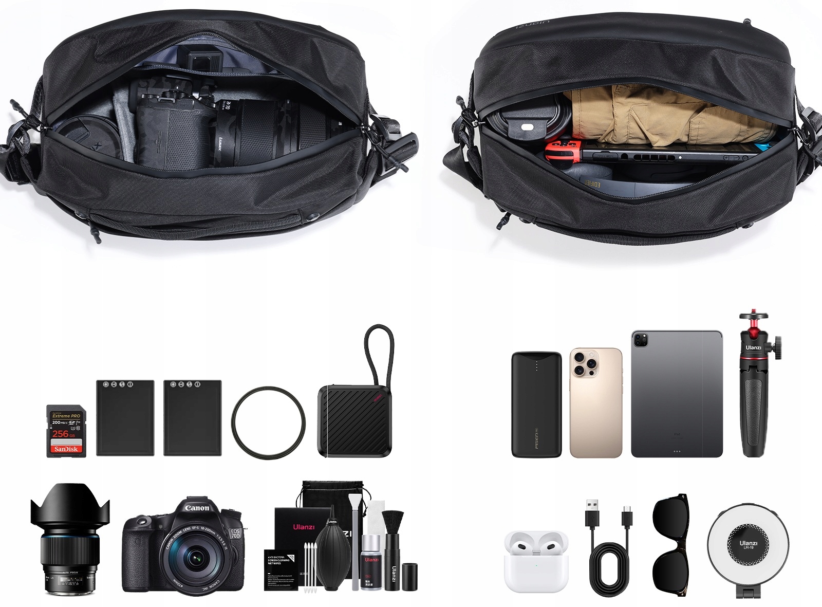 Kompatybilność z różnymi modelami aparatów i akcesoriami